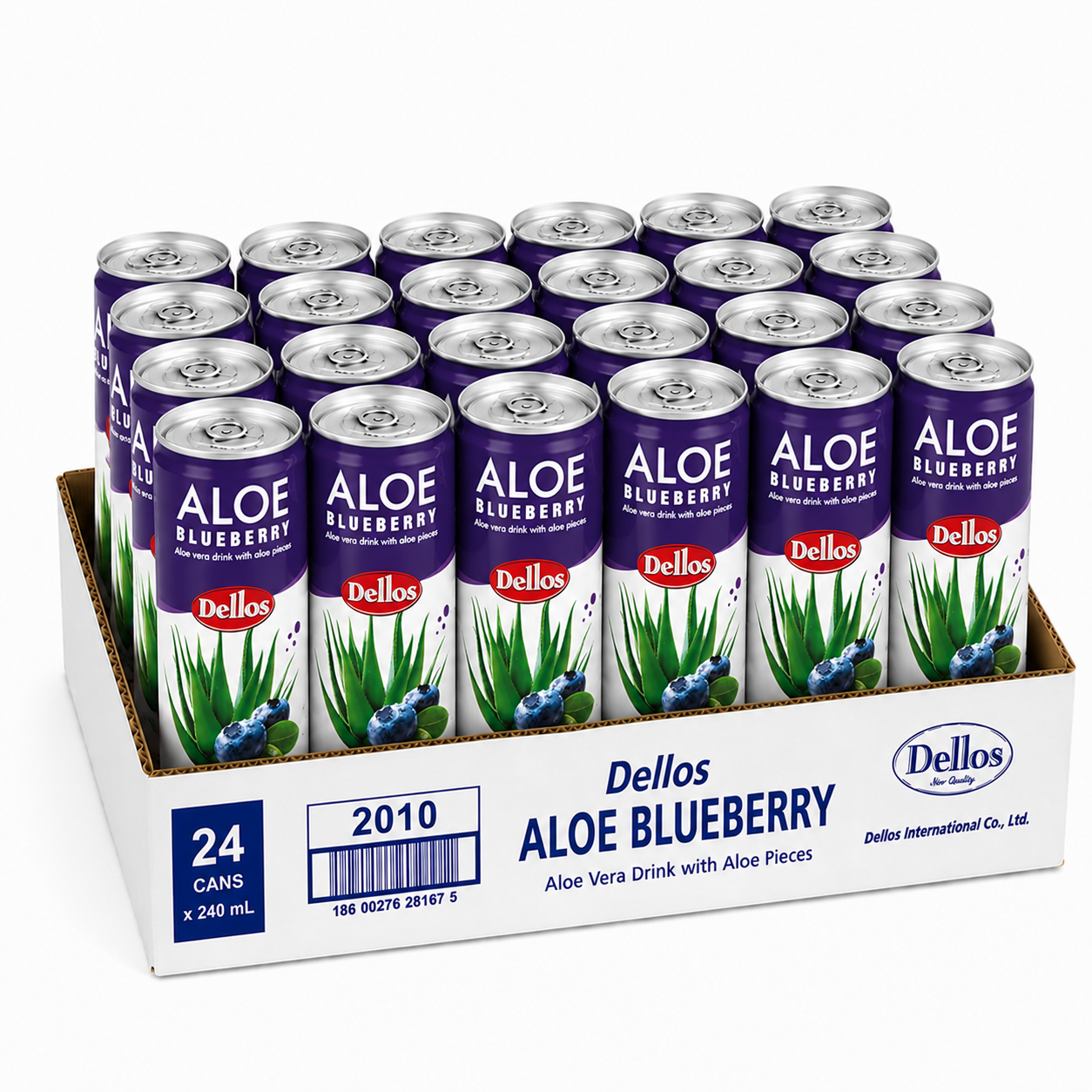 Aloe vera drink - blueberry flav - 240ML