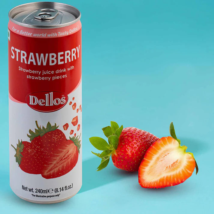 Strawberry Juice Drink With Strawberry pieces 240ml