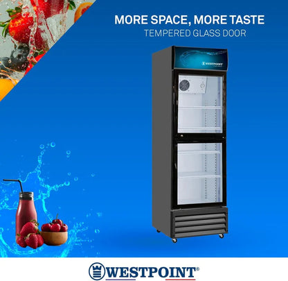 Double Door Chiller (WPSN4017T2) Black - 400Litre