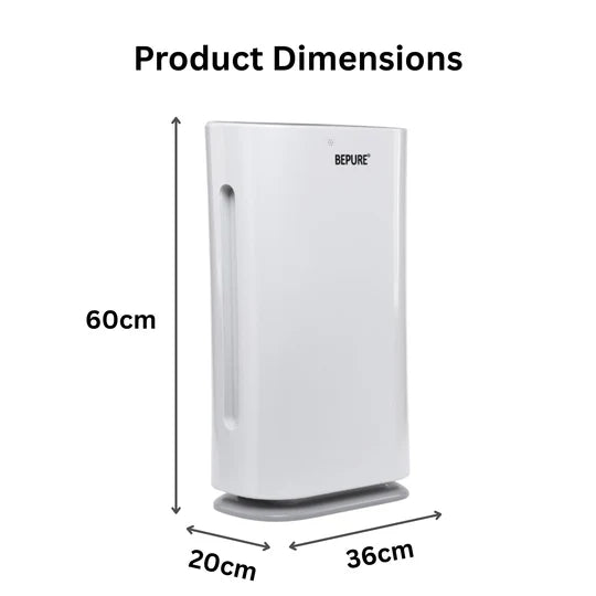 Bepure B2 Air Purifier with True HEPA Filtration with Area Upto 500 sq ft