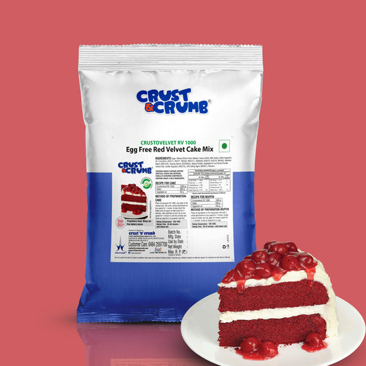 Crustovelvet RV1000 - Egg Free Red Velvet Cake Mix 5kg