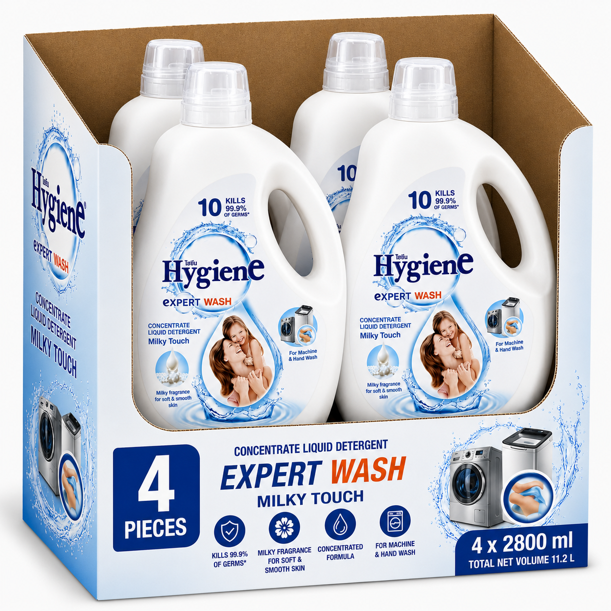Detergent Milky Touch White 2800ml