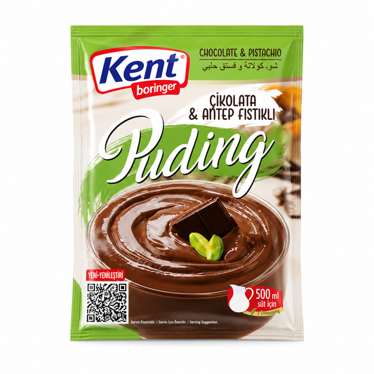 Pudding with Chocolate & Pistachio 100g
