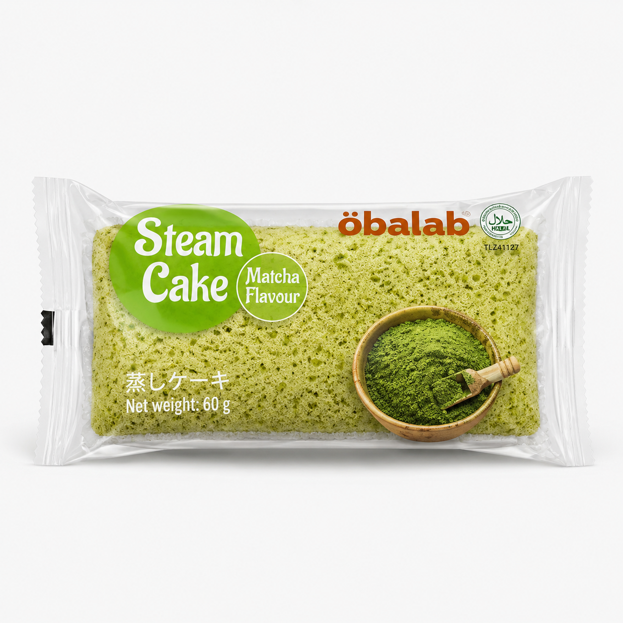 Steamed Cake Matcha 60g