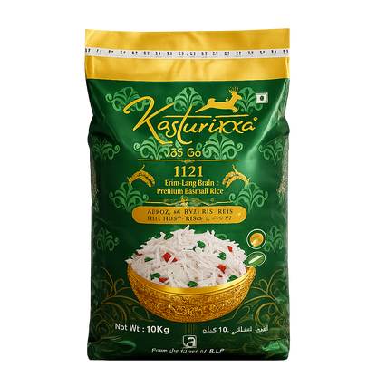 1121 Extra long grain premium steam basmati rice- 10 Kg