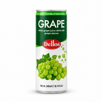 White Grape Juice Drink With Grape pieces 240ml
