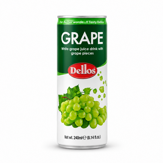White Grape Juice Drink With Grape pieces 240ml