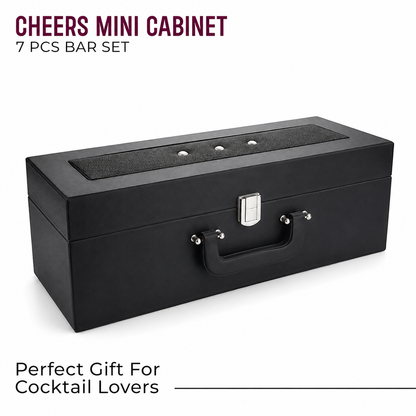 Cheers Mini Bartender Cabinet Set