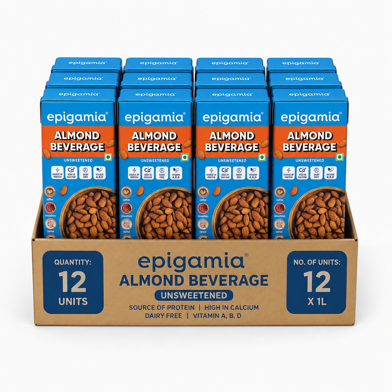Almond Milk Plain 1 Ltr