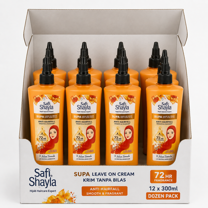 SUPA anti hairfall, smooth & fragrant leave on cream 120ML