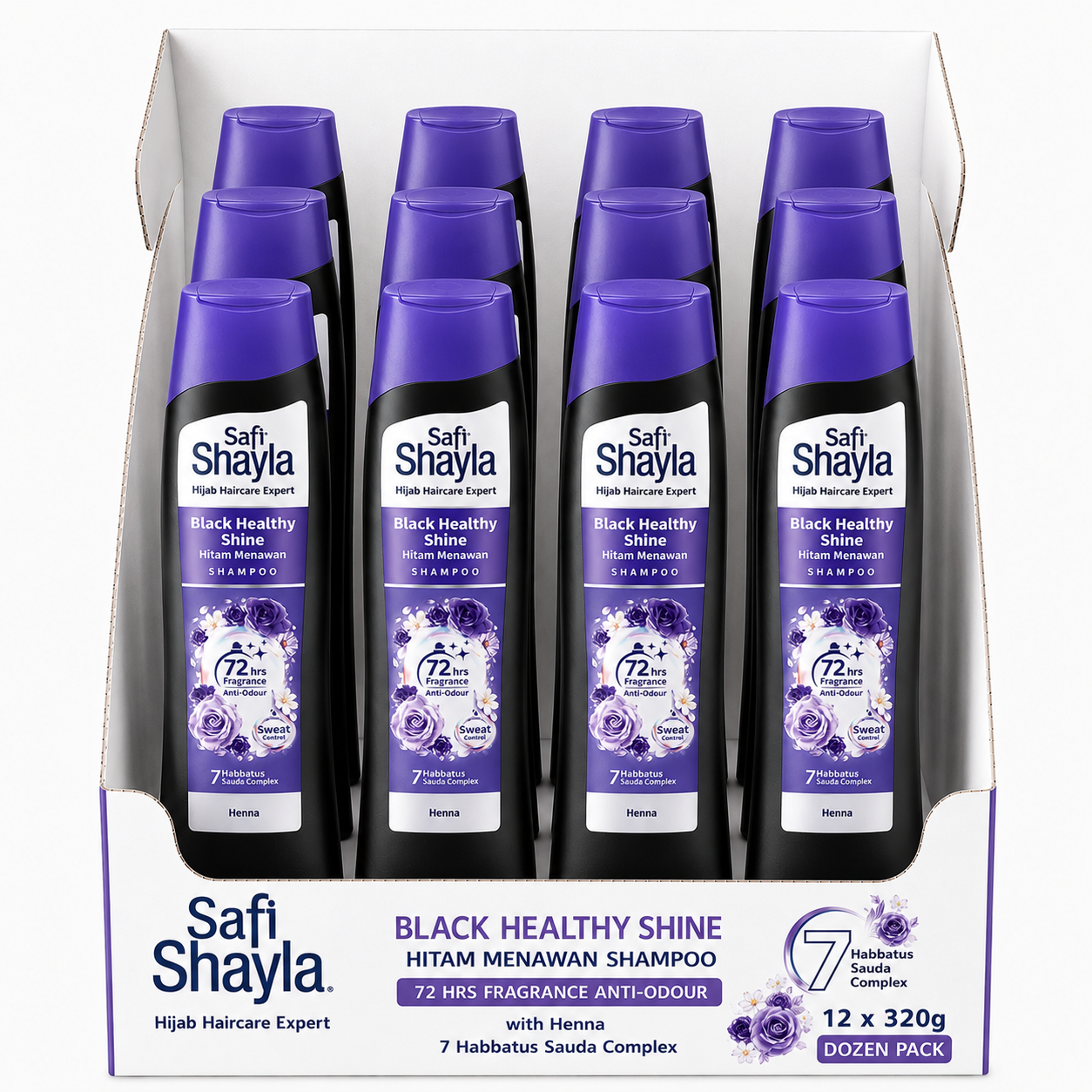 Black healthy shine shampoo 320Gm