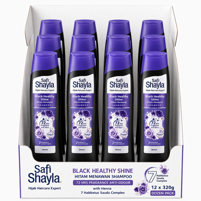 Black healthy shine shampoo 320Gm