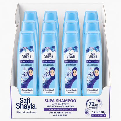 SUPA anti dandruff, anti itch & anti hairfall shampoo 300Gm