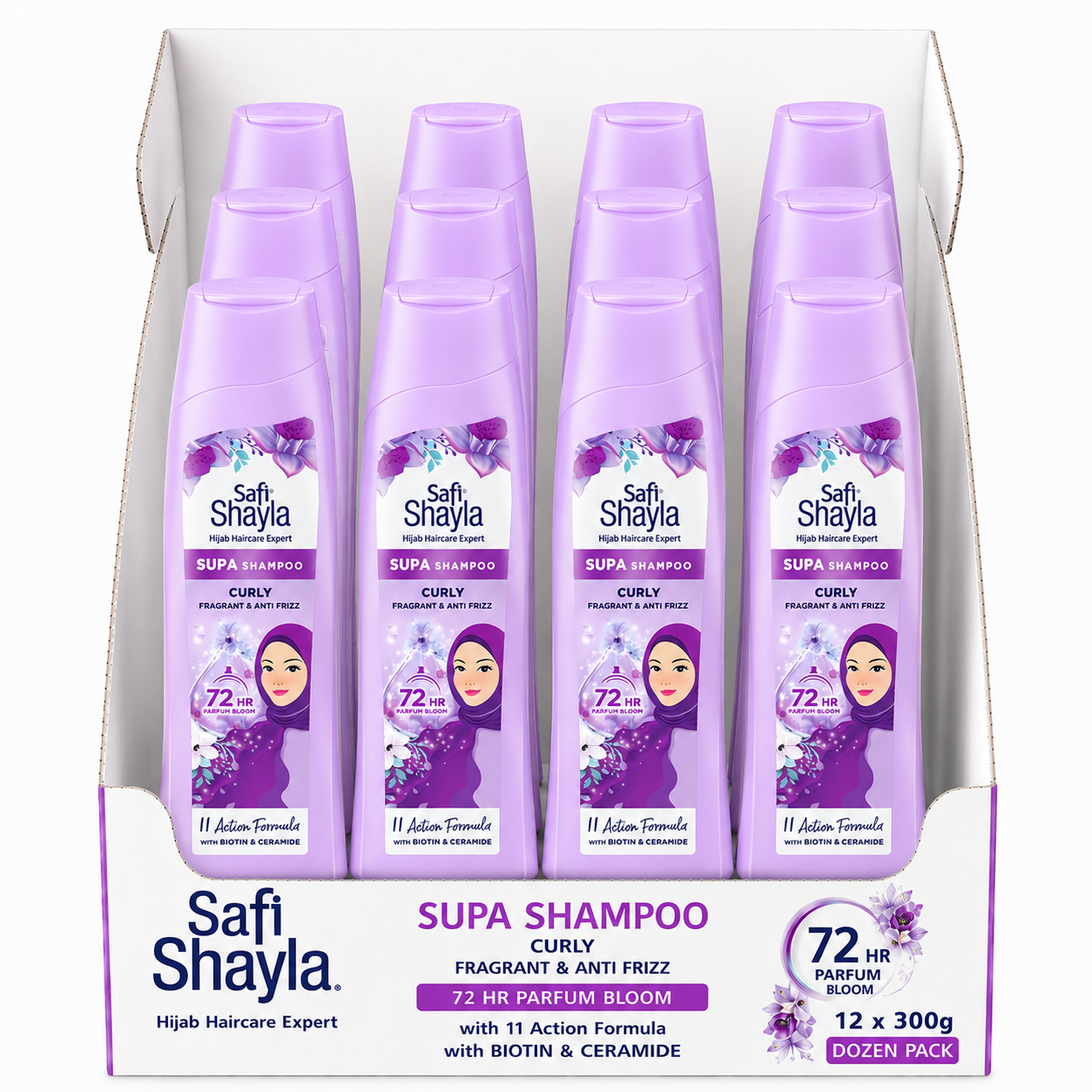SUPA curly, fragrant & anti frizz shampoo 300Gm