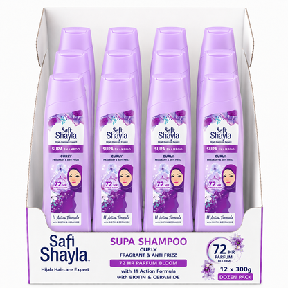 SUPA curly, fragrant & anti frizz shampoo 300Gm