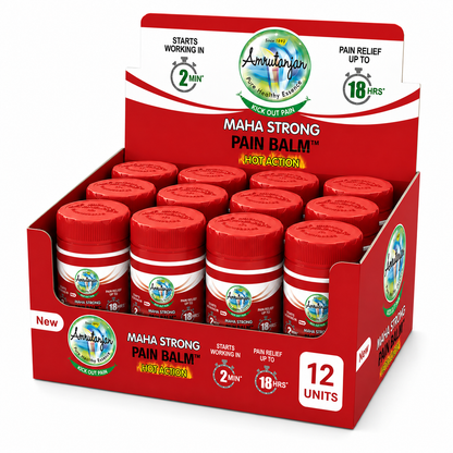 Strong headache and back pain New Maha Strong Pain Balm 8ml