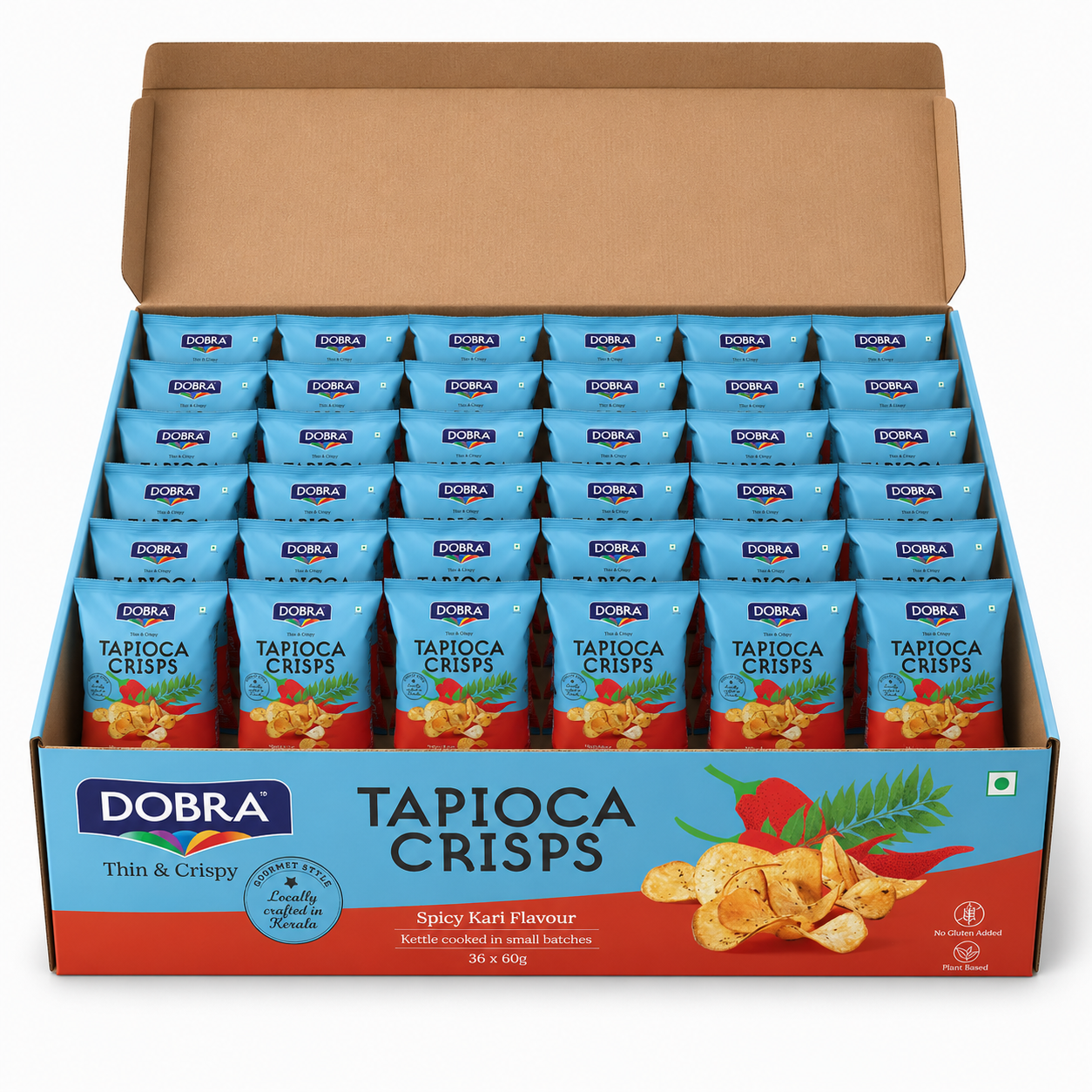 Tapioca Chips - Spicy Kari - 60g