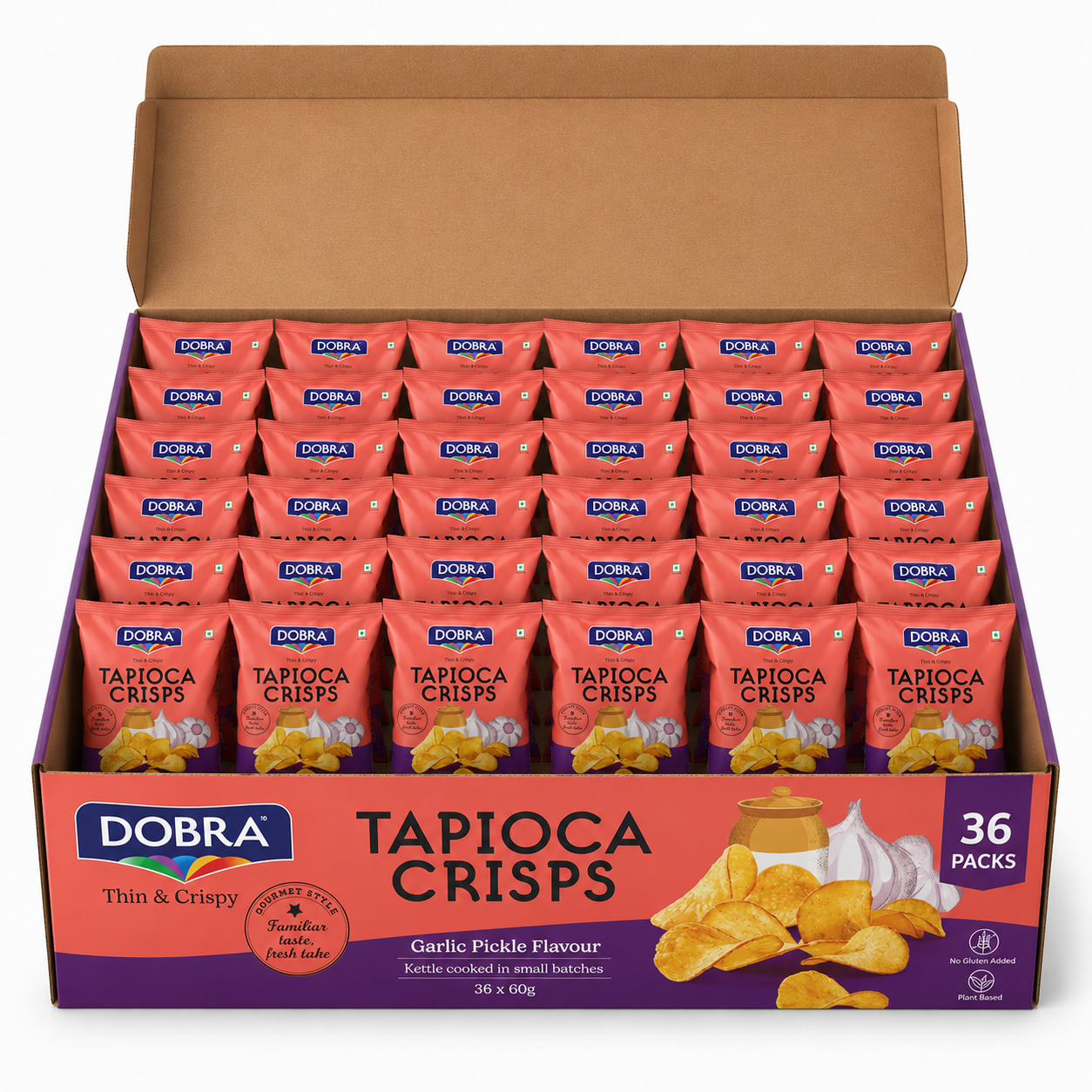 Tapioca Chips - Garlic Pickle - 60g