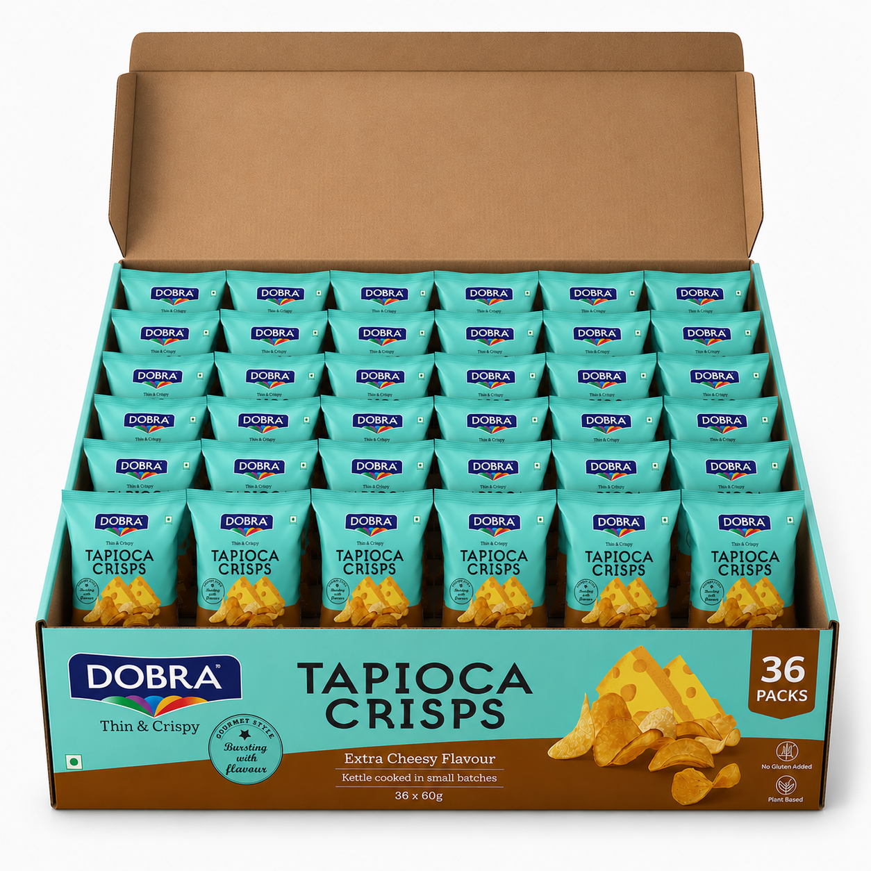 Tapioca Chips - Extra Cheesy - 60g