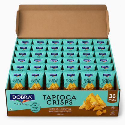 Tapioca Chips - Extra Cheesy - 60g