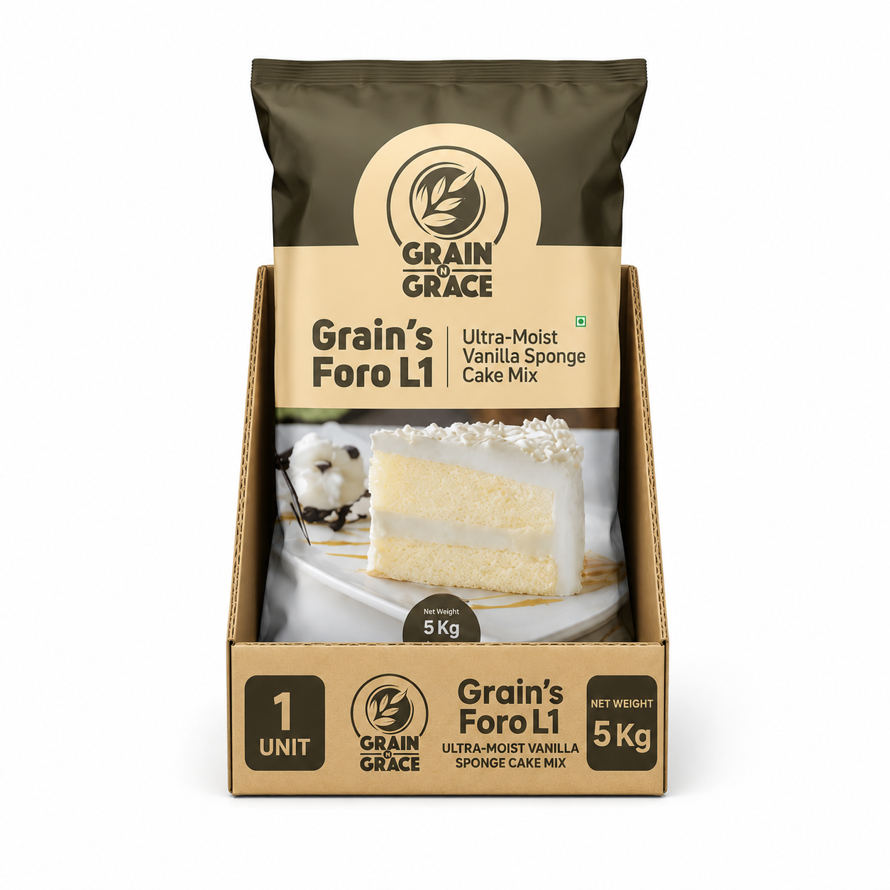 Foro L1 Ultra -Moist Vanilla sponge cake mix 5kg