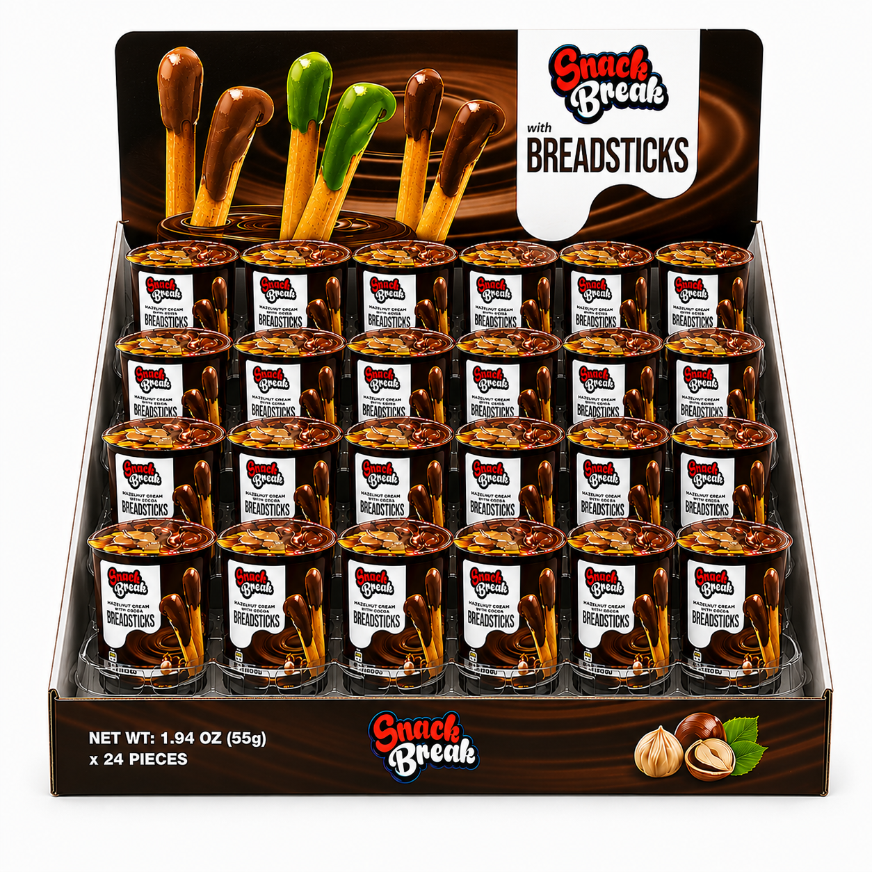 Bread Sticks/Hazelnut Cream 55g