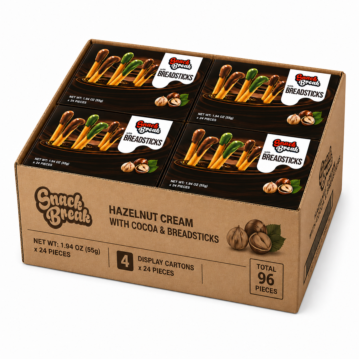 Bread Sticks/Hazelnut Cream 55g