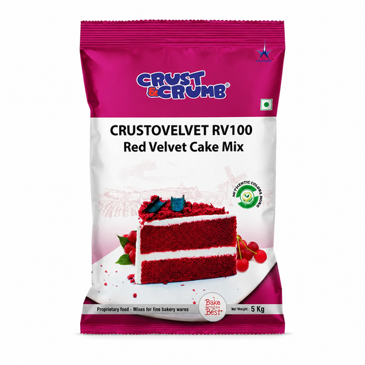 Crustovelvet RV100 - Red Velvet Cake Mix Premium Quality 5kg