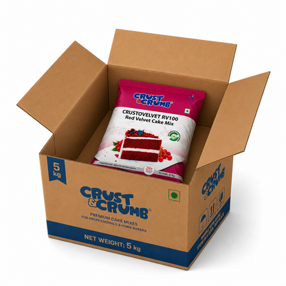 Crustovelvet RV100 - Red Velvet Cake Mix Premium Quality 5kg