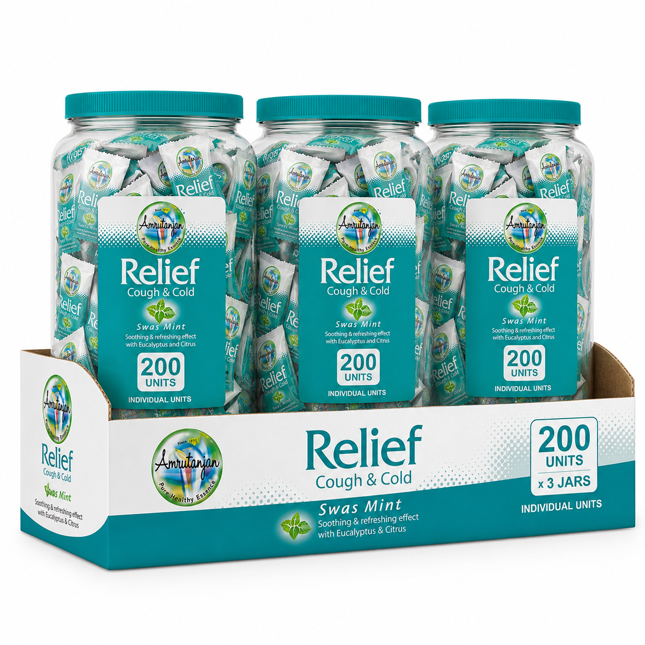 Relief Swas Mint 200pc