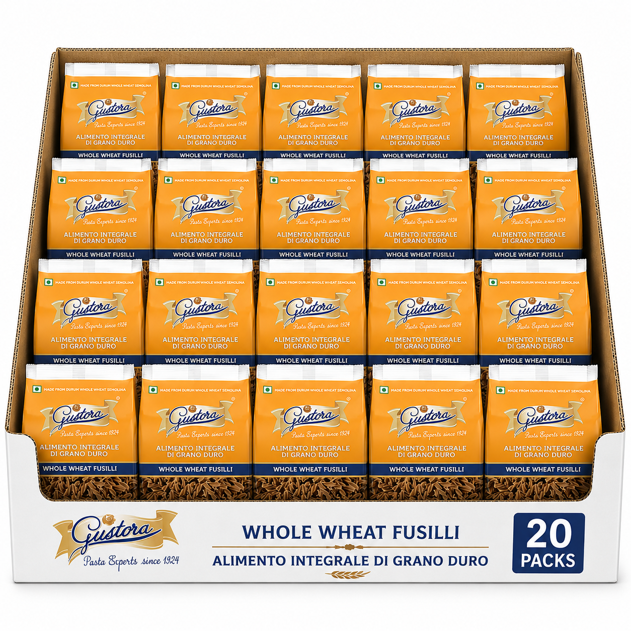 Pasta Whole Wheat Fusilli 500g