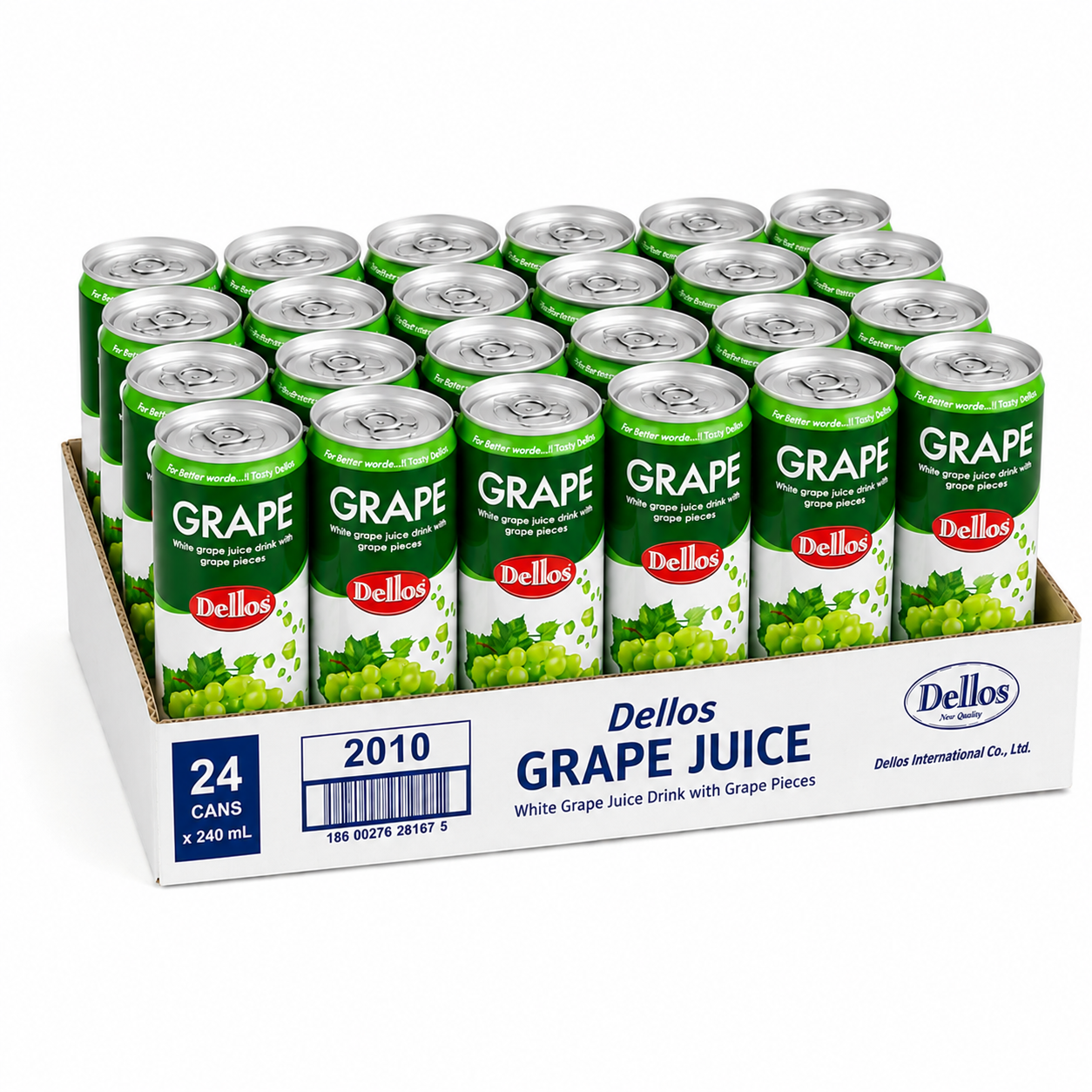 White Grape Juice Drink With Grape pieces 240ml