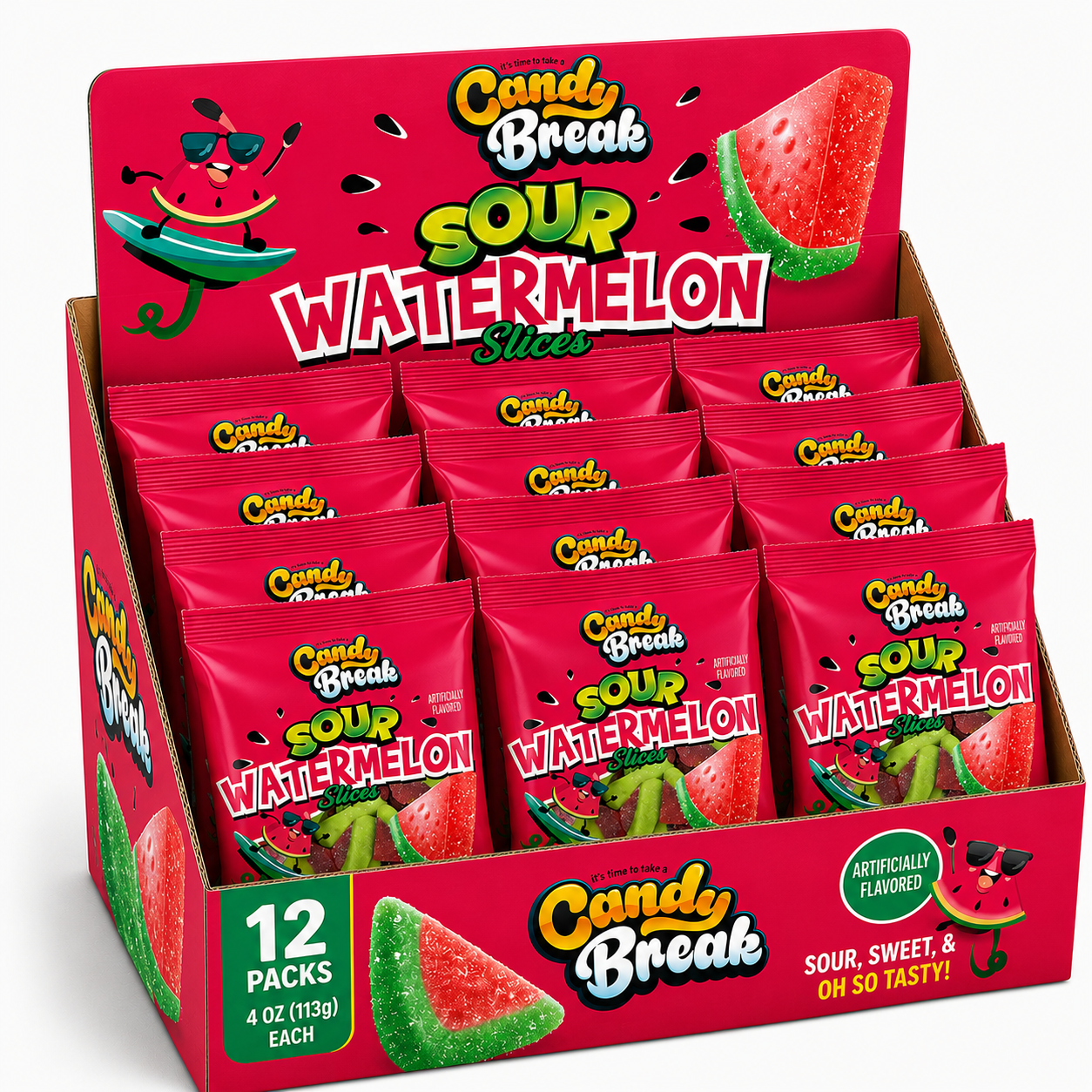 Sour Watermelon Slices 113g