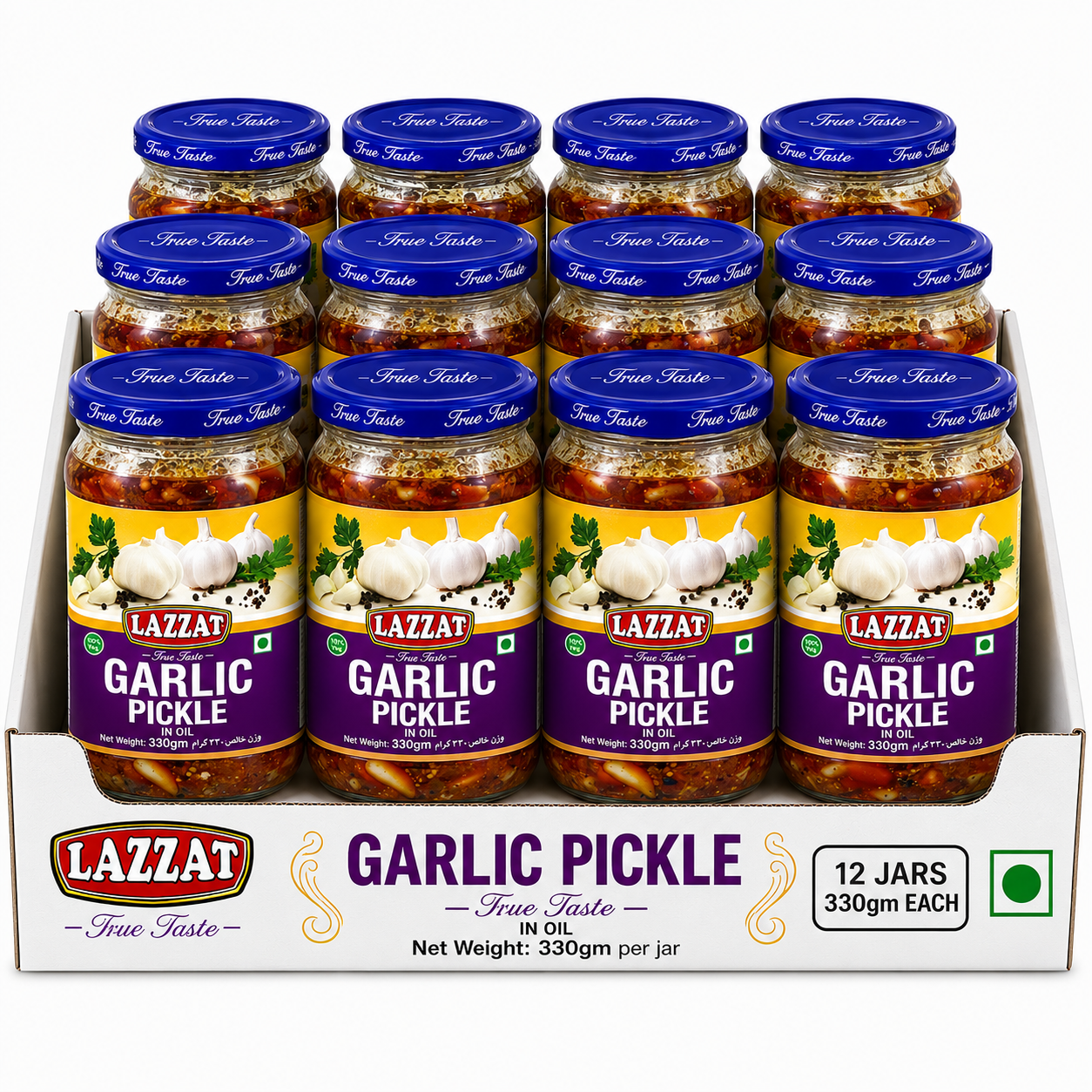 Garlic pickle in oil 330G