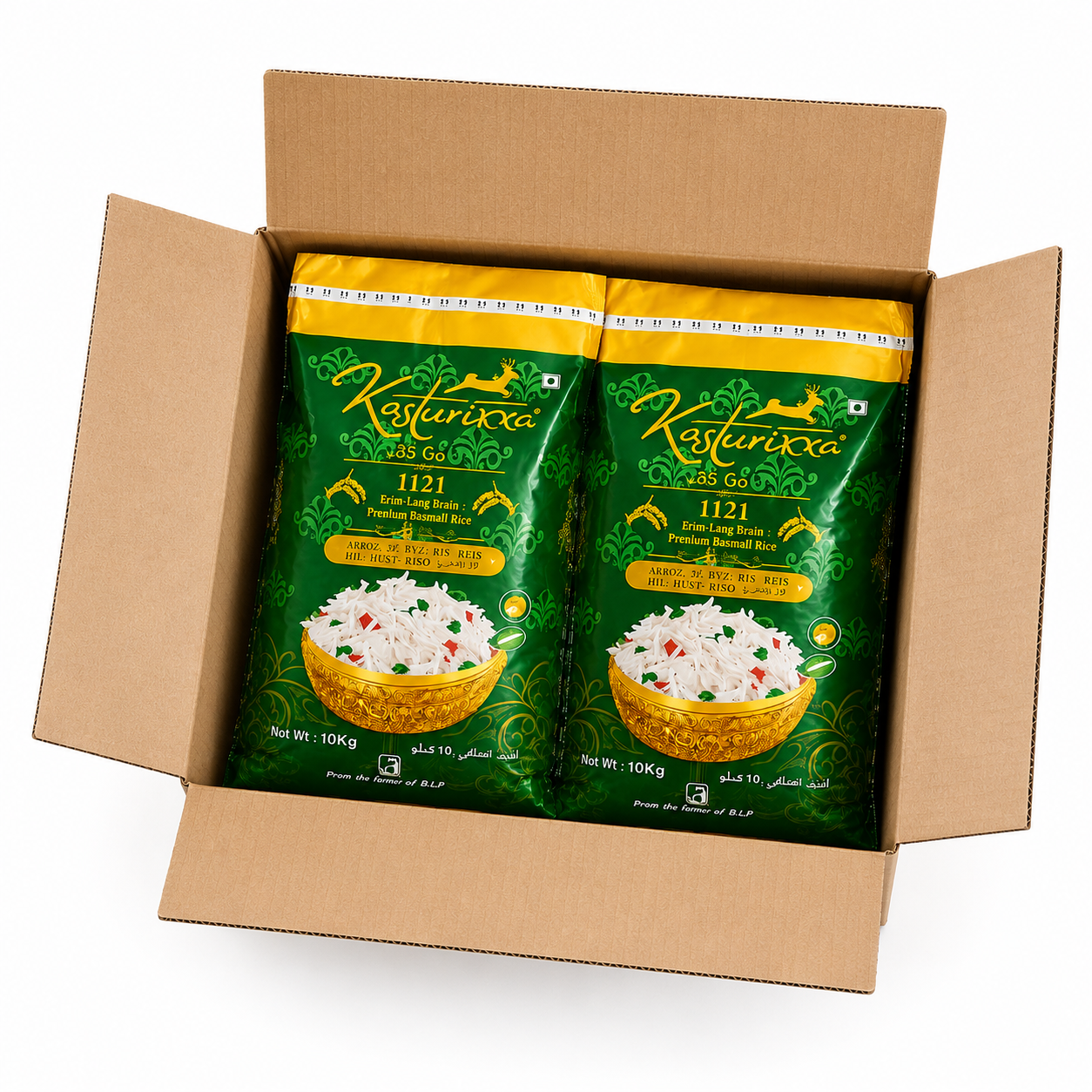1121 Extra long grain premium steam basmati rice- 10 Kg