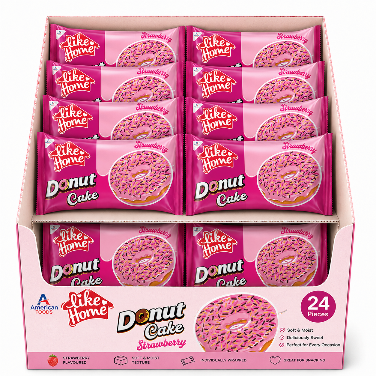 Donut Cake/Strawberry 40g