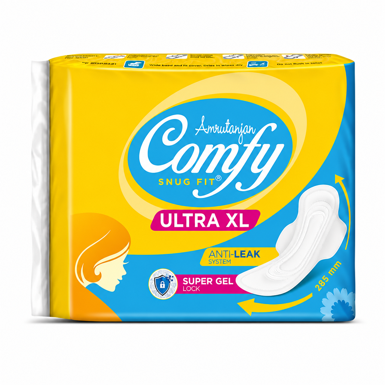 Comfy Snug Fit sanitary napkin ULTRA XL