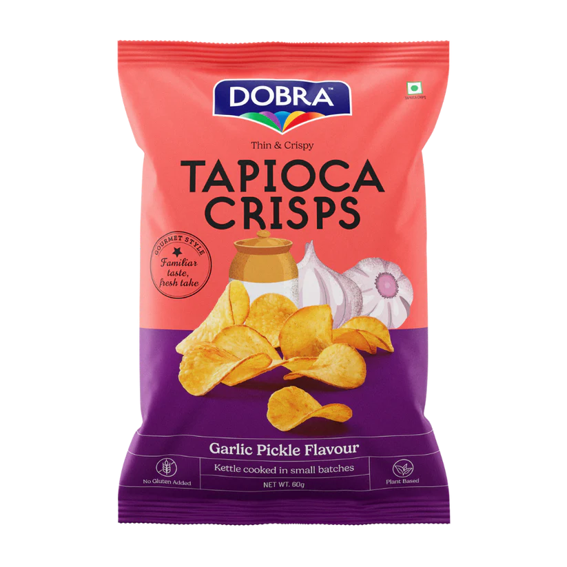 Tapioca Chips - Garlic Pickle - 60g