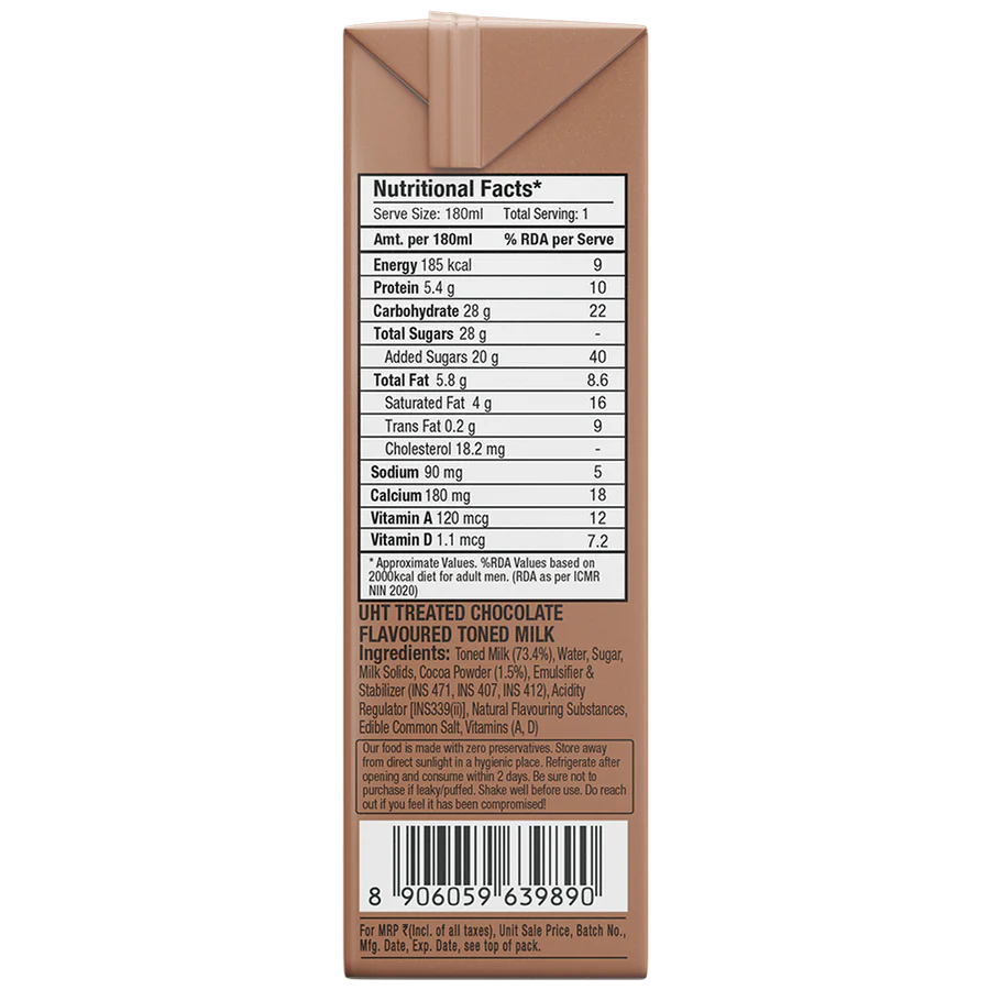 Chocolate Milkshake 180ml