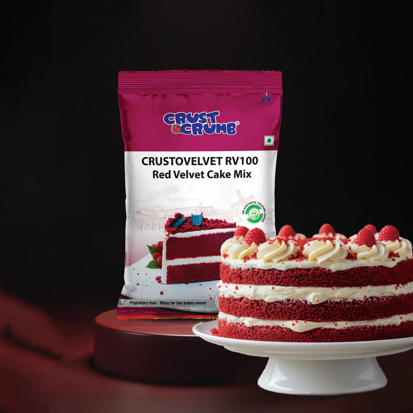Crustovelvet RV100 - Red Velvet Cake Mix Premium Quality 5kg