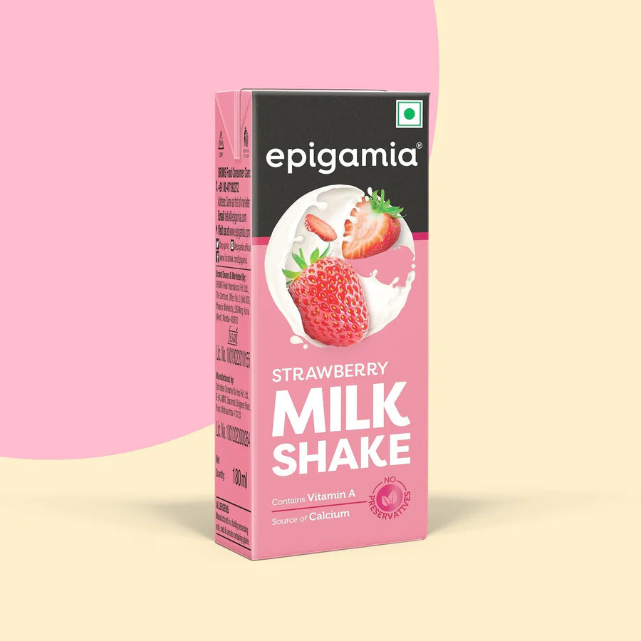Strawberry Milkshake (Skimmed Milk)  180ml