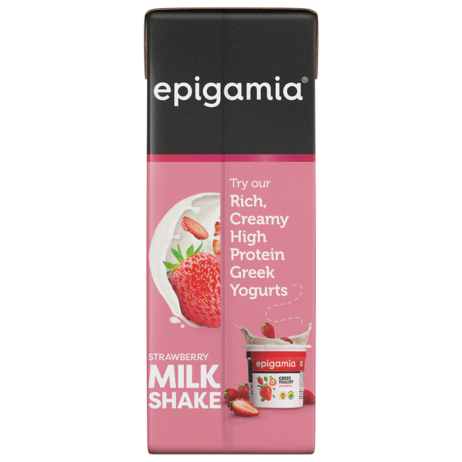 Strawberry Milkshake (Skimmed Milk)  180ml
