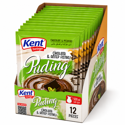 Pudding with Chocolate & Pistachio 100g