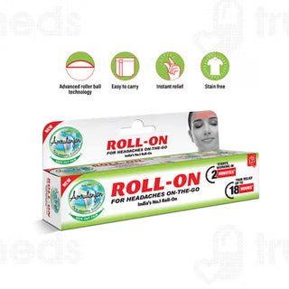 Strong headache and back Roll on 10ml / Faster relaxation