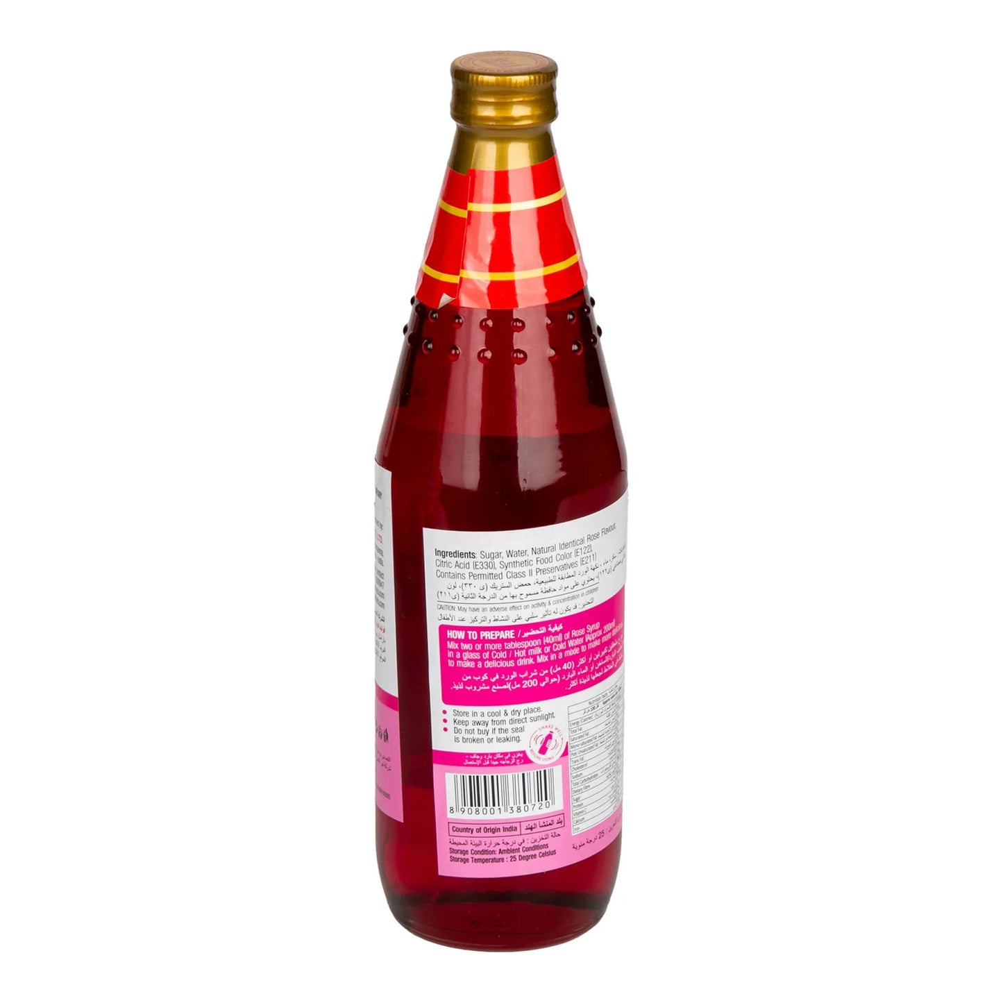 Rose Syrup 750ml