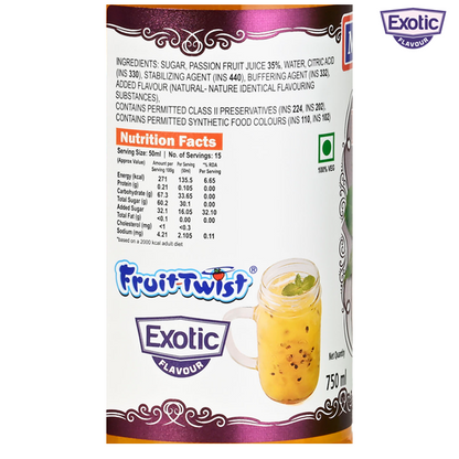 Passion Fruit Fruit Twist 750ml