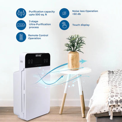 Bepure B1 Air Purifier with True HEPA Filtration Area Upto 500 sq ft
