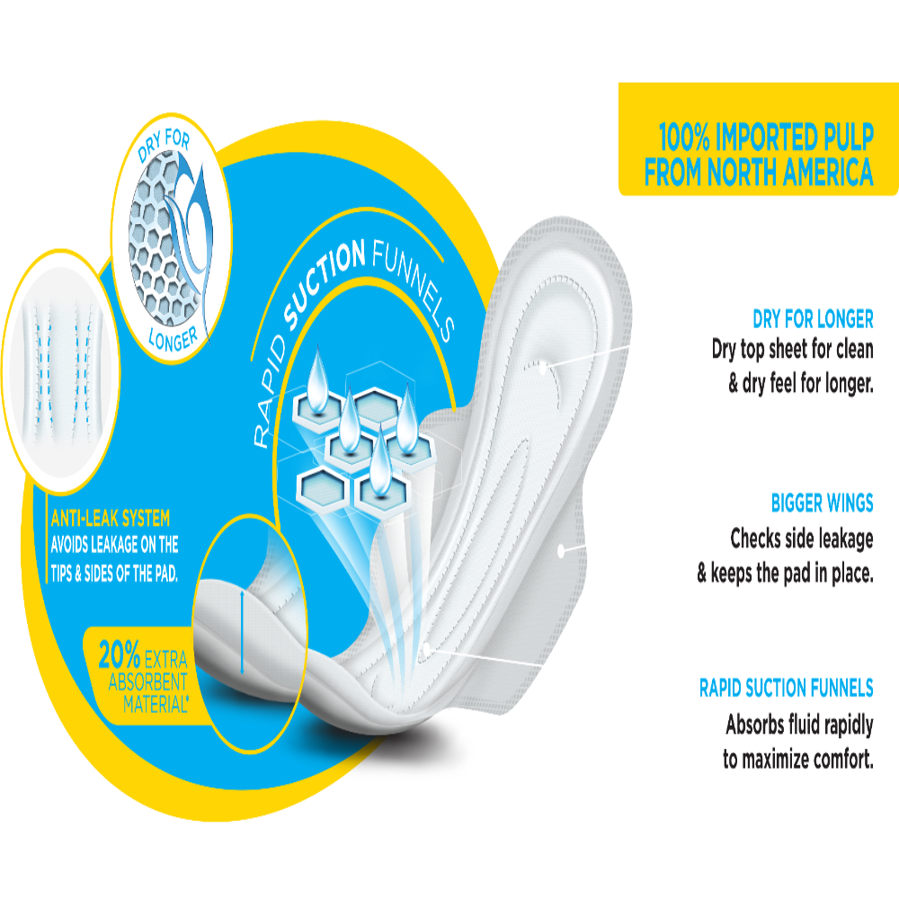 Comfy Snug Fit sanitary napkin Regular